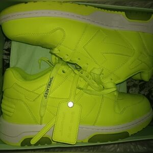 Rare OFF White c/o Virgil Abloh Yellow Sneaker Size 43  9.5/10 American Size